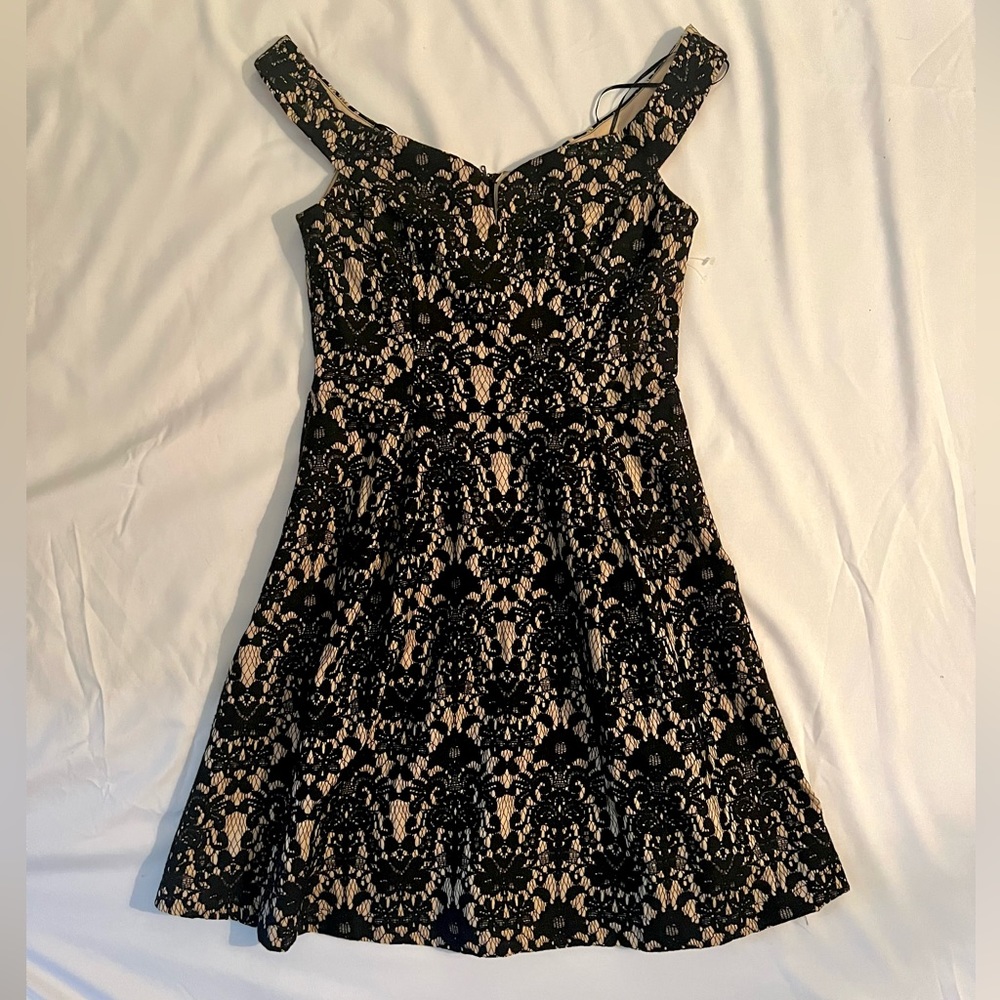 Black Lace Dress Size S